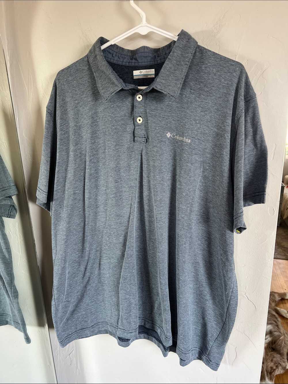 Columbia Men's Heathered Slate Polo